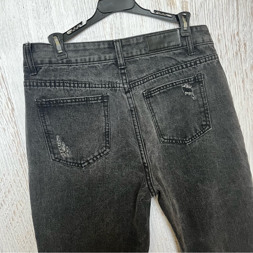 Nasty Gal Distressed Black Denim Jeans - Picture 5 of 6